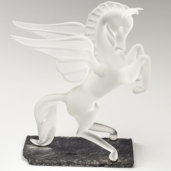 Pegasus Frosted on Slate Large