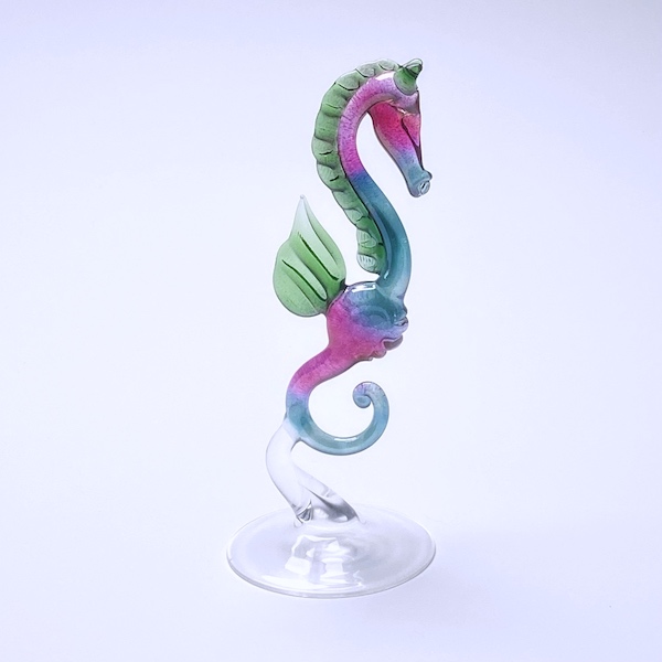 Seahorse Pink & Blue Small