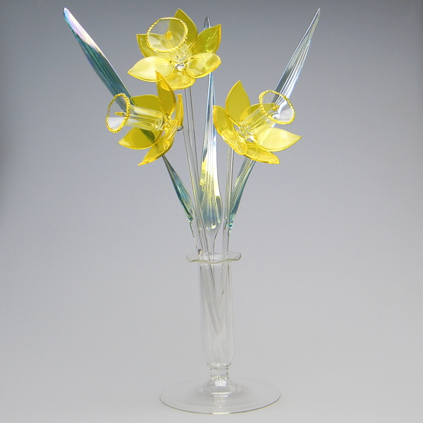 Daffodils Yellow Transparent Large