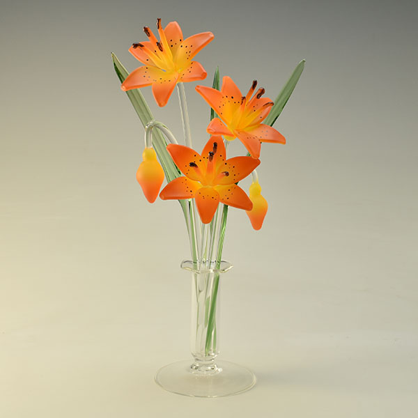 Star Gazing Lilies Orange Medium