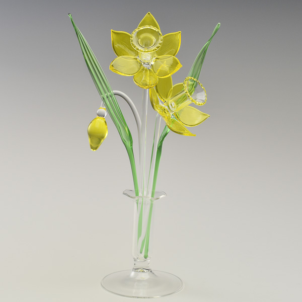 Daffodils Yellow Transparent Small