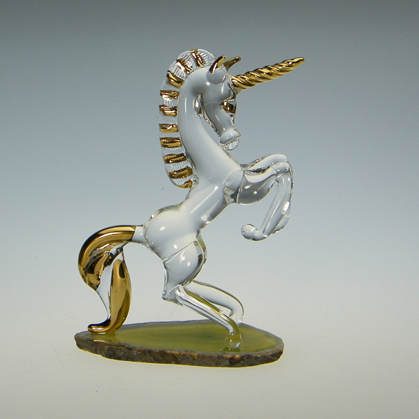Unicorn Gold on Agate Small
