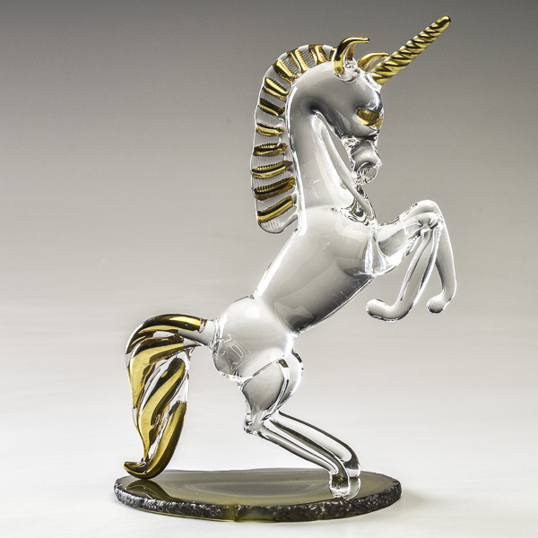 Unicorn Gold on Agate Large